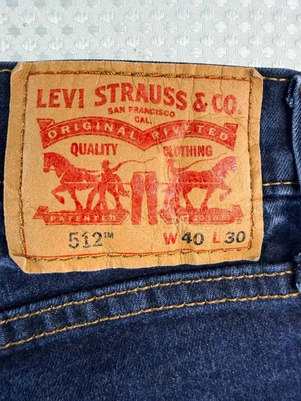 Levi's 512 Slim Taper Fit Men's Jeans Size 40x30